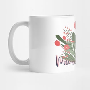 female empowerment women's day bunch of flowers Mug